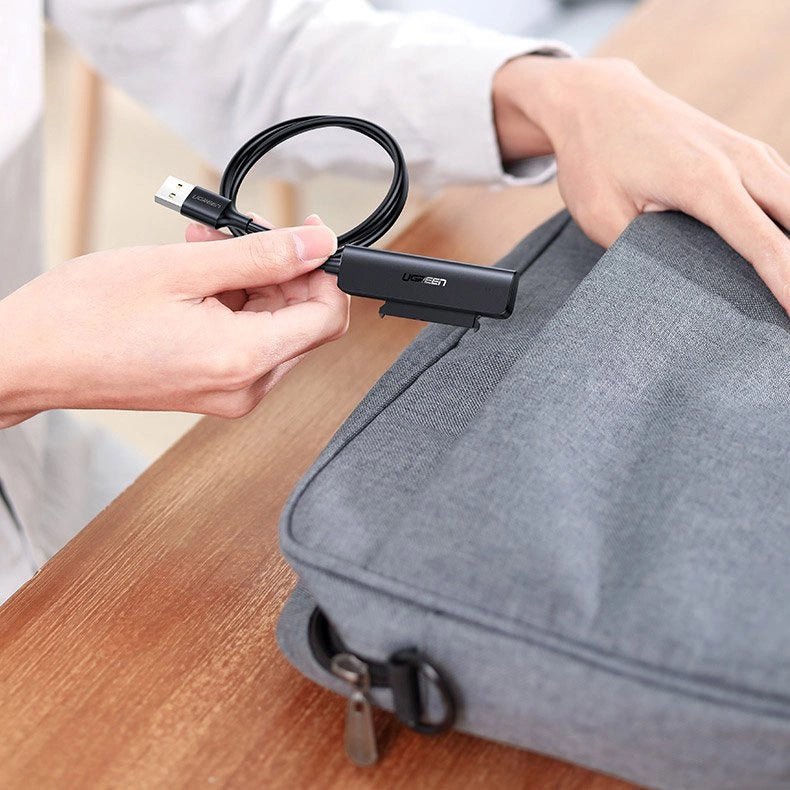 Cavo SATA UGREEN CM321, USB-A 3.0 - SATA 2.5 pollici, 0.5m, Nero