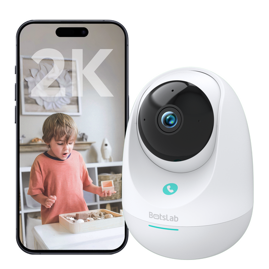 Telecamera di sorveglianza Botslab 2E Pro C213, Wi-Fi, 2K, 2K, per interni