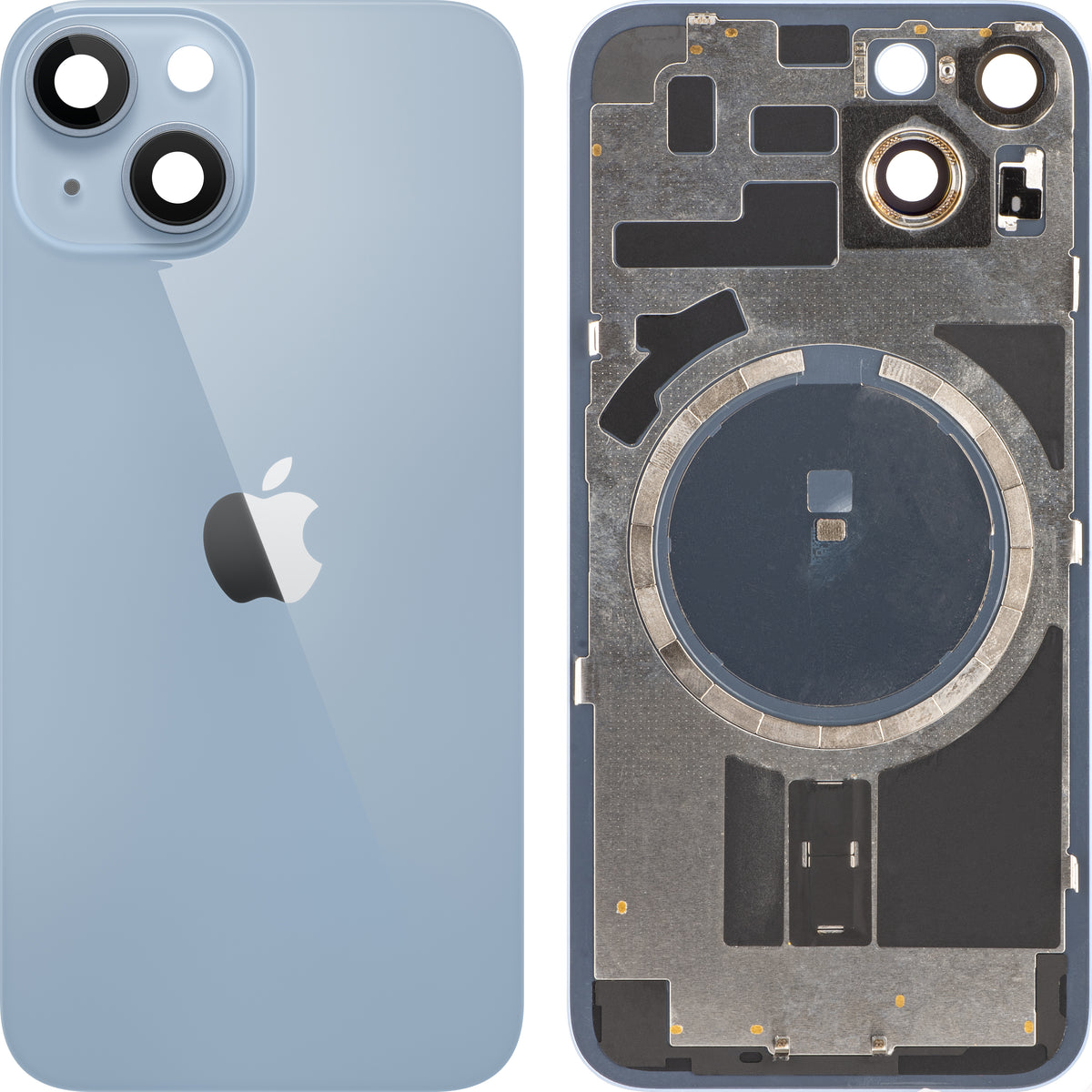 Copertura Batteria Apple iPhone 14, Blu, Swap Premium
