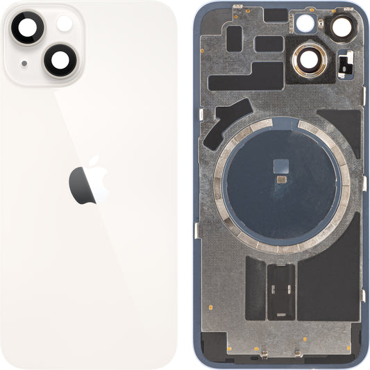 Coperchio della batteria di Apple iPhone 14, bianco (Starlight), Swap