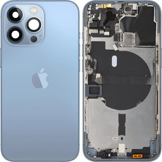 Cover per batteria Apple iPhone 13 Pro, con mezza custodia, blu (Sierra Blue), Swap