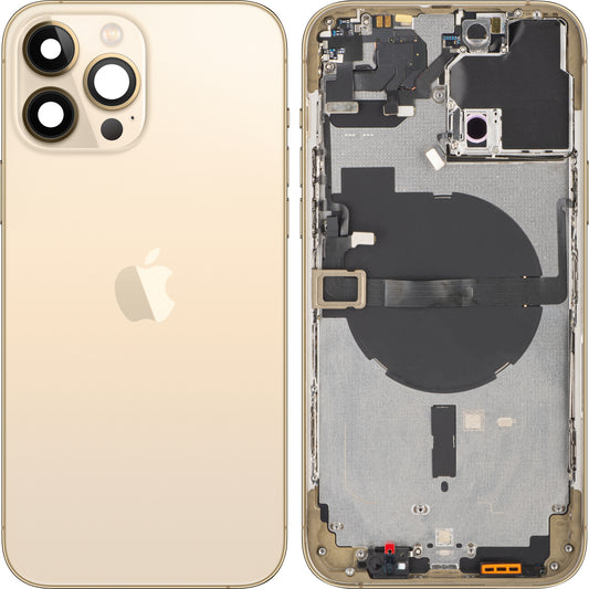 Copertura della batteria di Apple iPhone 13 Pro Max, con mezza custodia, oro, scambio