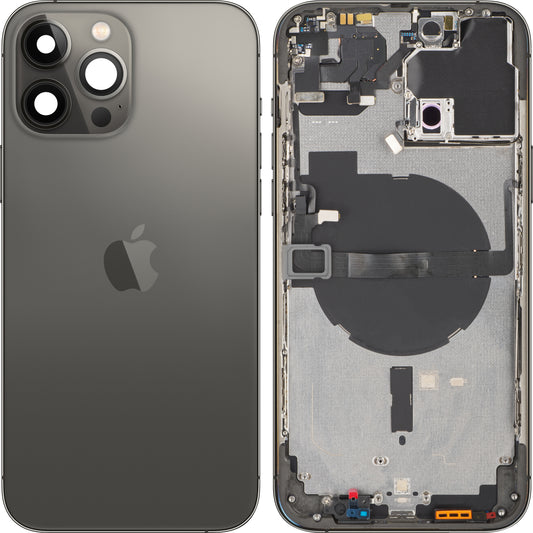 Cover per batteria Apple iPhone 13 Pro Max, con mezza custodia, nero (grafite), Swap