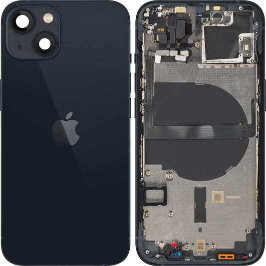 Apple iPhone 13 mini Battery Cover, con mezza custodia, nero (mezzanotte), Swap