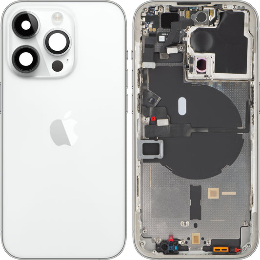 Copertura della batteria di Apple iPhone 14 Pro, con custodia centrale, argento, scambio