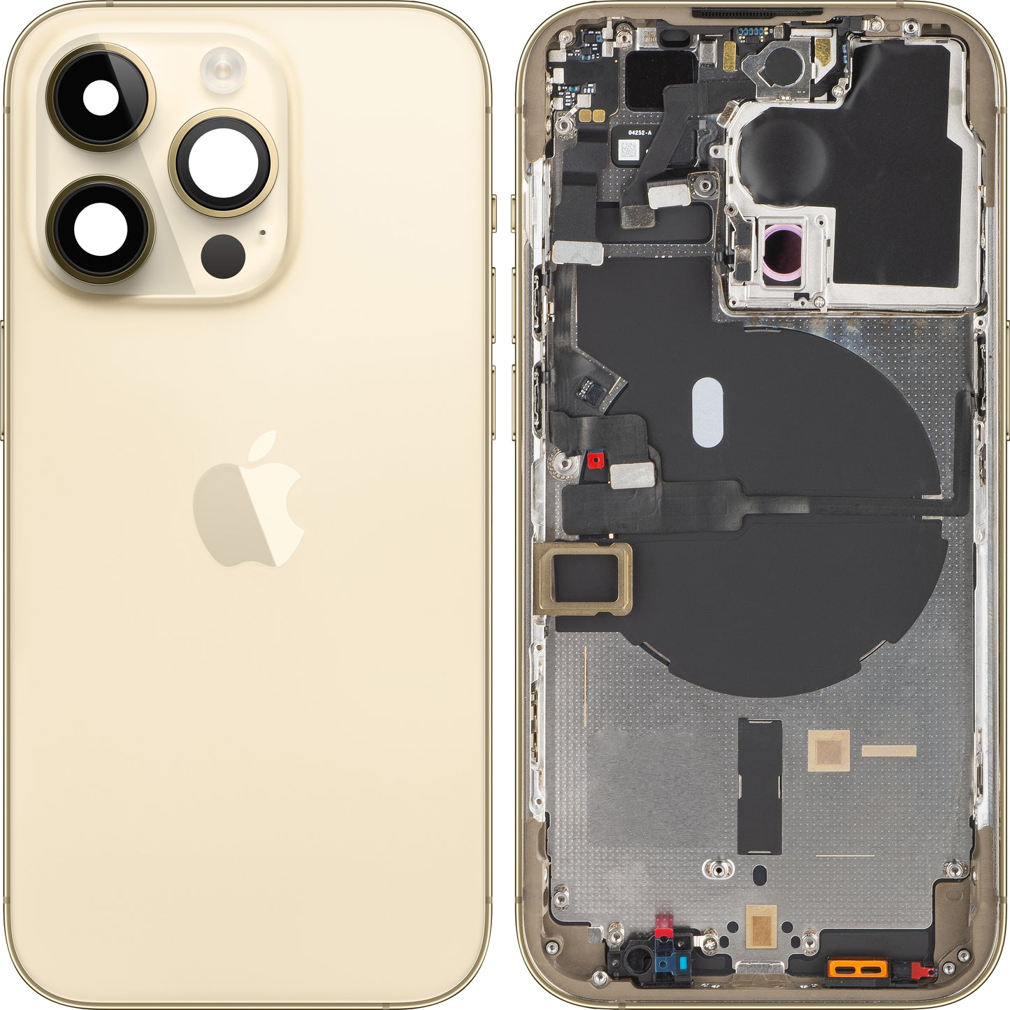 Copertura della batteria di Apple iPhone 14 Pro, con mezza custodia, oro, scambio