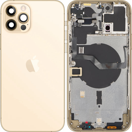 Apple iPhone 12 Pro Max Battery Cover, con mezza custodia, oro, scambio