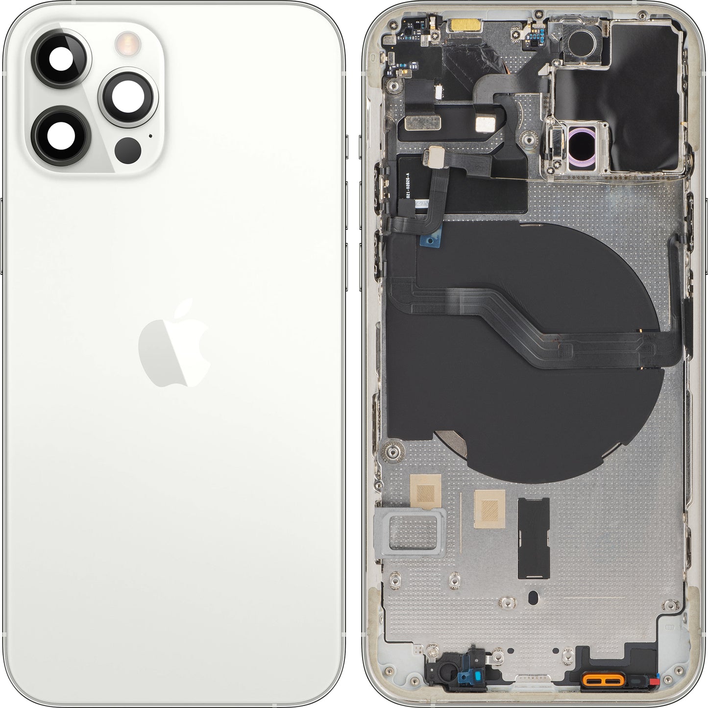 Cover per batteria Apple iPhone 12 Pro, con mezza custodia, argento, sostituzione