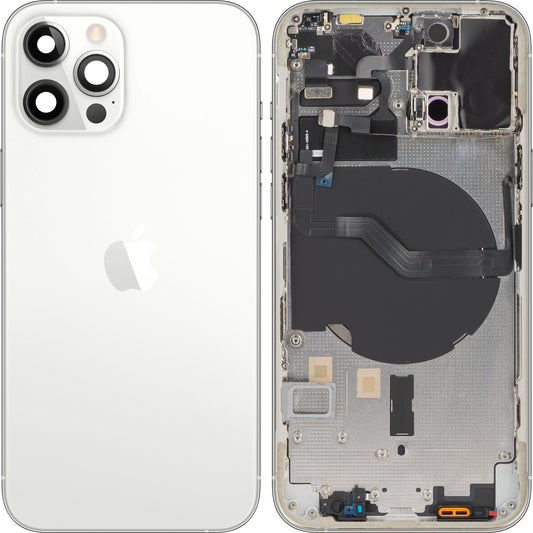 Cover per batteria Apple iPhone 12 Pro, con mezza custodia, argento, sostituzione