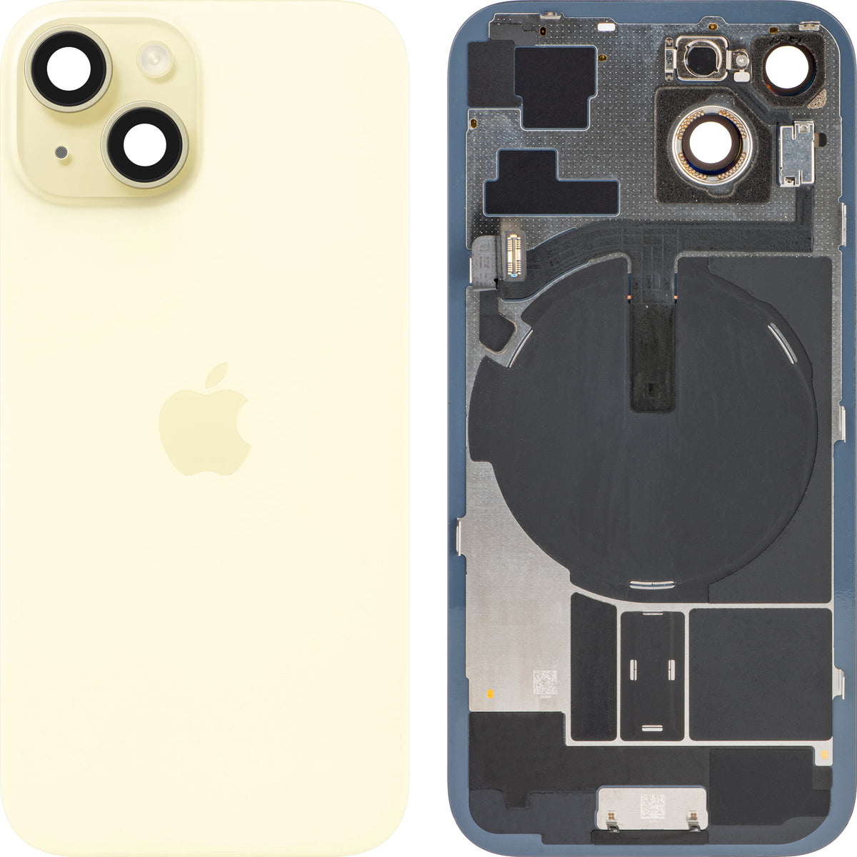 Cover Batteria Apple iPhone 15, Giallo, Swap Premium