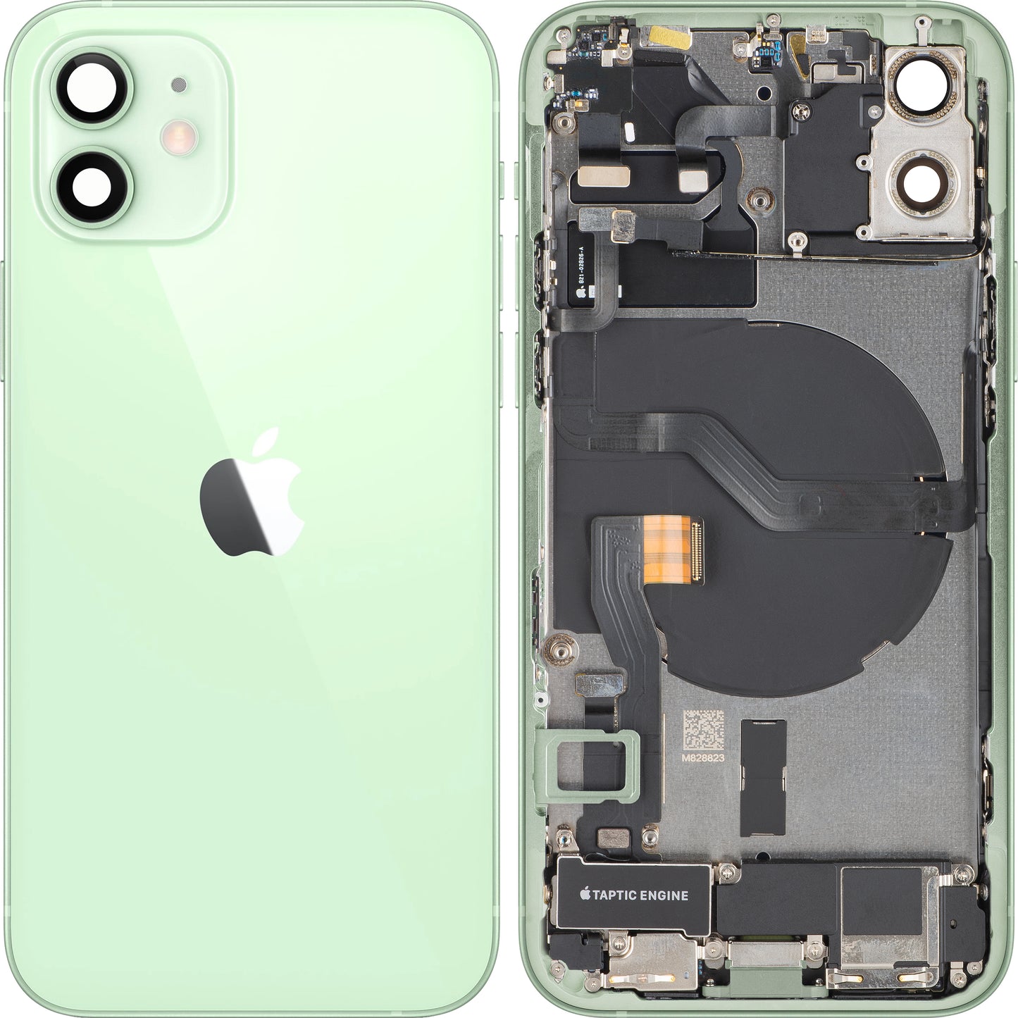 Coperchio Batteria Apple iPhone 12, Con Scocca Centrale, Completo di Parti, Verde, Swap