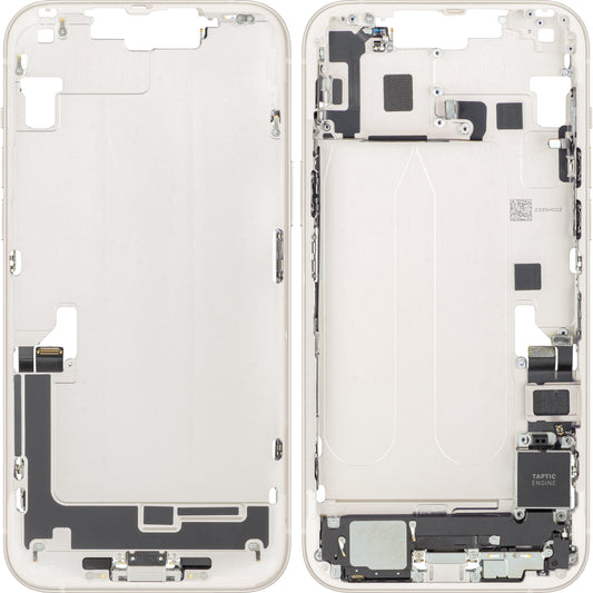 Coperchio Batteria Apple iPhone 14 Plus, Con Scocca Centrale, Completo di Parti, Bianco (Starlight), Swap