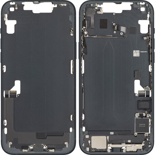 Coperchio Batteria Apple iPhone 14 Plus, Con Scocca Centrale, Completo di Parti, Nero (Midnight), Swap