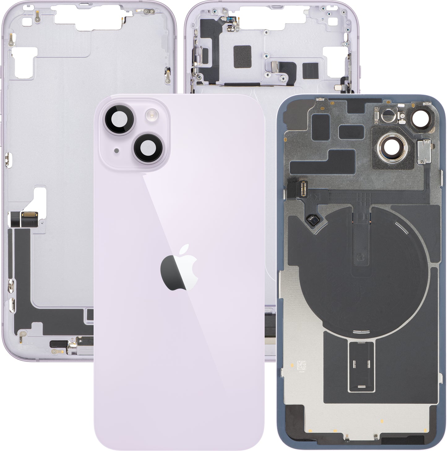 Coperchio Batteria Apple iPhone 14 Plus, Con Scocca Centrale, Completo di Parti, Viola, Swap