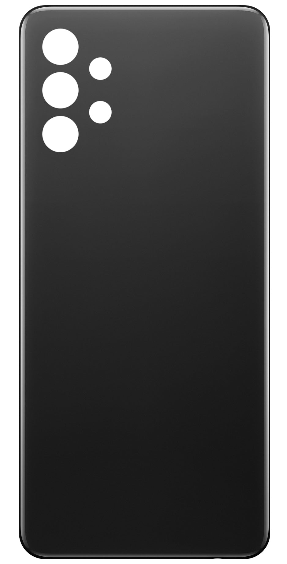 Copertura Batteria compatibile con Samsung Galaxy A32 A325, Nero