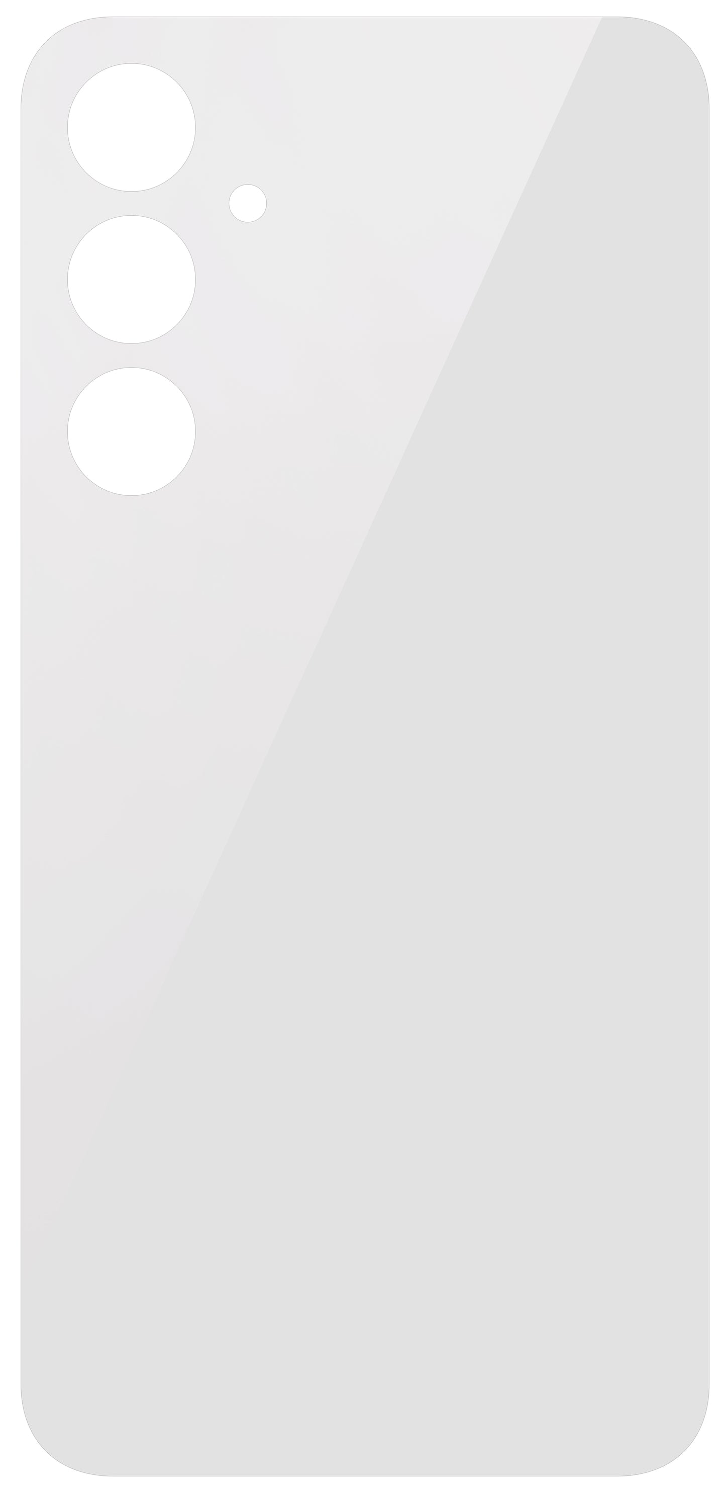 Copertura Batteria compatibile con Samsung Galaxy S23 FE S711, Bianco