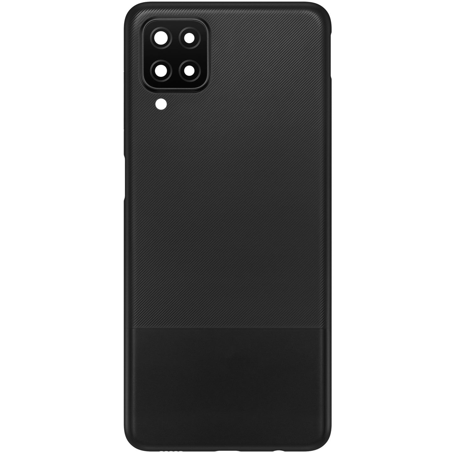 Copertura Batteria compatibile con Samsung Galaxy A12 Nacho A127 / A12 A125, Nero
