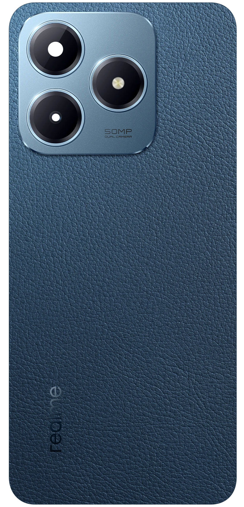 Realme C63 Battery Cover, Blue (Leather Blue), Service Pack 621033000270
