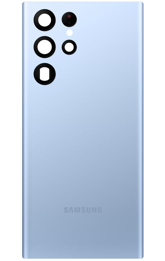 Coperchio Batteria Samsung Galaxy S22 Ultra 5G S908, Blu (Sky Blue), Service Pack GH82-27457G