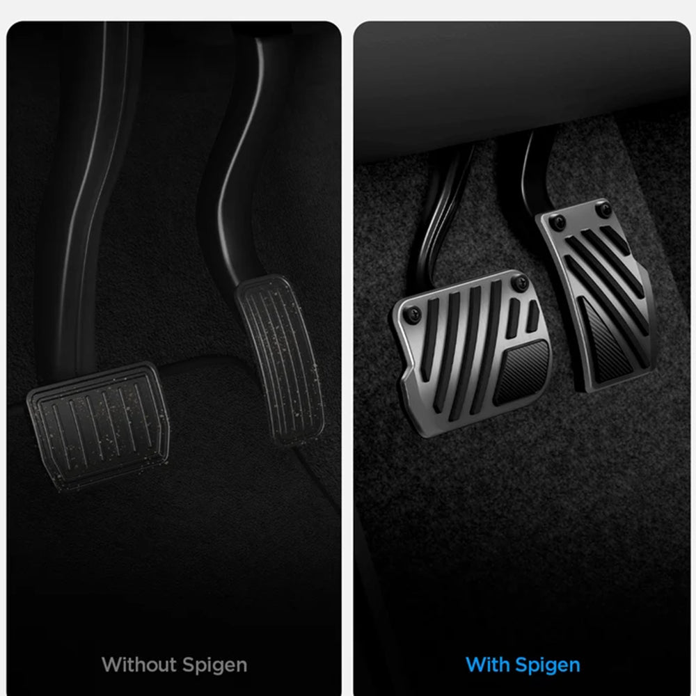 Coperture Pedali Auto Spigen Line Design TO200P per Tesla Y / 3 ACP11627