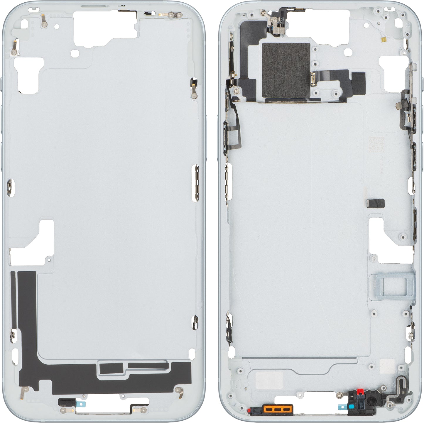 Custodia media per iPhone 15 Plus di Apple, blu, Swap