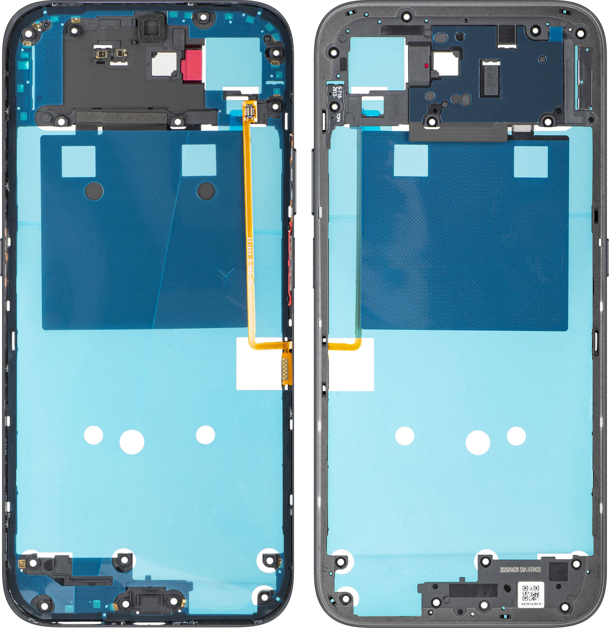 Cover Centrale Honor 600 Smart, Nero (Velvet Black), Service Pack 9707ADNR