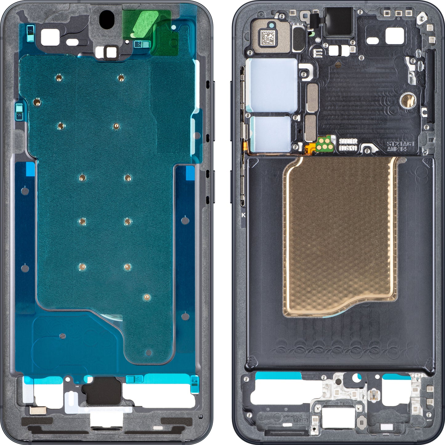 Custodia Centrale Samsung Galaxy S25 S931, Nera, Service Pack GH82-36328E
