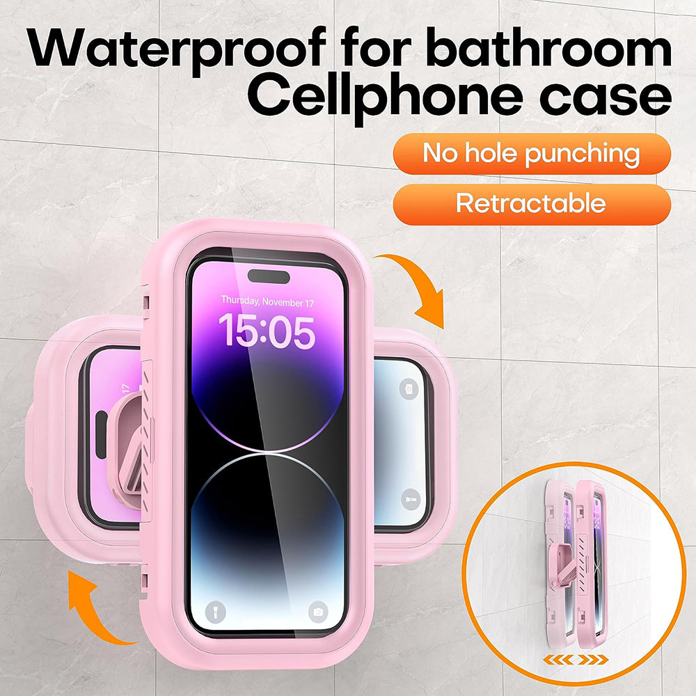 Custodia da Parete con Membrana Tattile Techsuit LC-999 per Telefono, Impermeabile, Verde