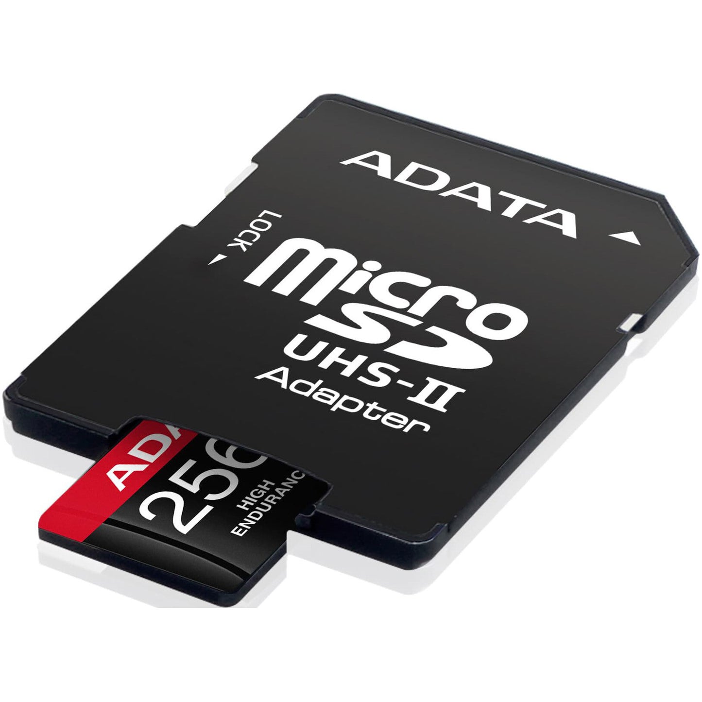 Scheda di Memoria microSDXC Adata High Endurance, 256Gb, Classe 10 / UHS-1 U3, Con Adattatore AUSDX256GUI3V30SHA2-RA1