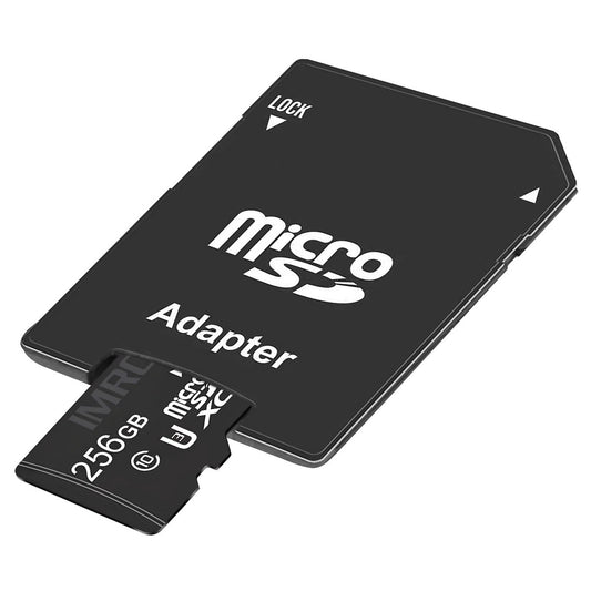 Scheda di memoria microSDXC Imro, 256Gb, Classe 10 / UHS-1 U3, con adattatore