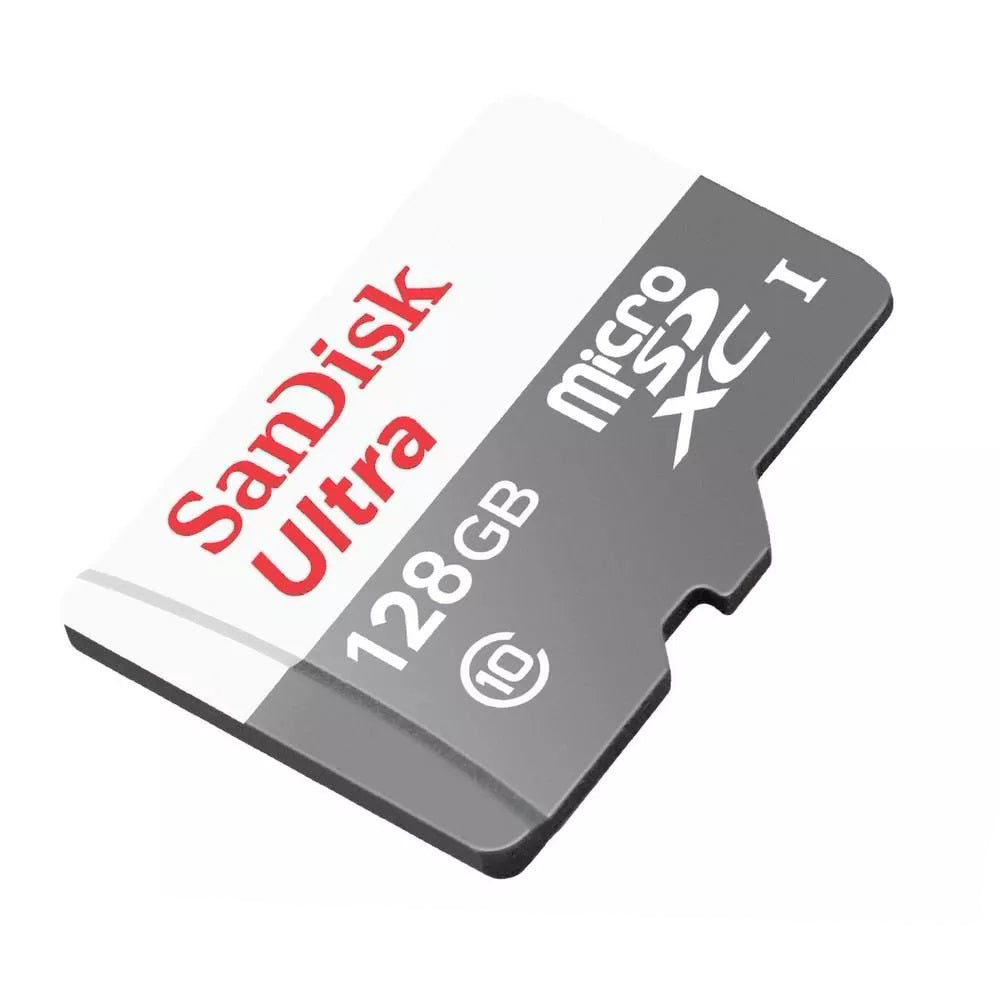 Scheda di Memoria microSDXC SanDisk Ultra, 128Gb, Classe 10 SDSQUNR-128G-GN6MN