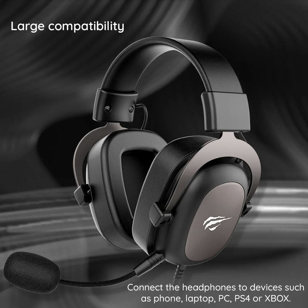 Cuffie Gaming 3.5mm HAVIT H2002D, 2m, Verdi
