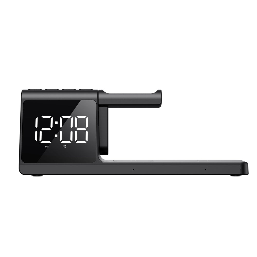 Orologio Digitale HAVIT W3042 4in1 con Ricarica Wireless QI, Nero