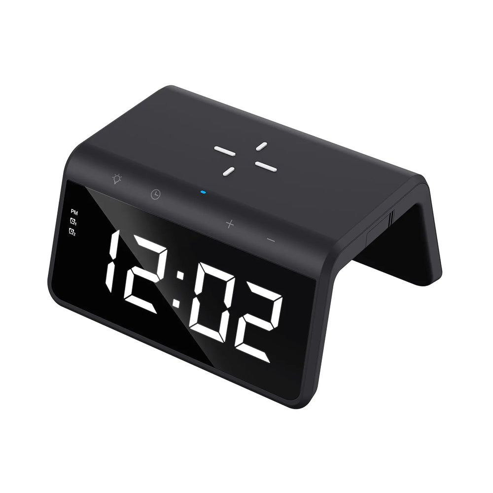 Orologio Digitale HAVIT W320 con Ricarica Wireless QI, Nero