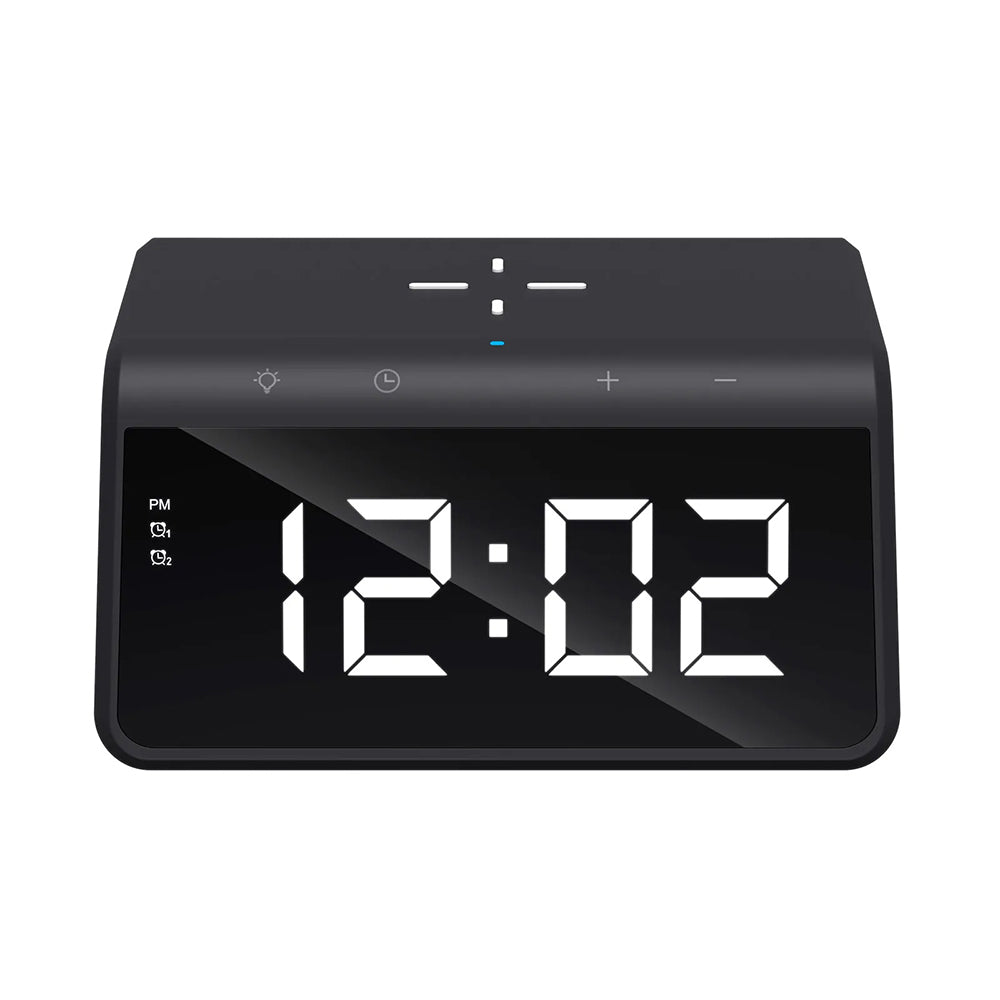 Orologio Digitale HAVIT W320 con Ricarica Wireless QI, Nero