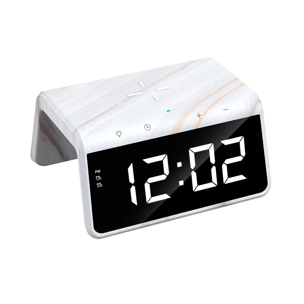 Orologio Digitale HAVIT W320 con Ricarica Wireless QI, Nero