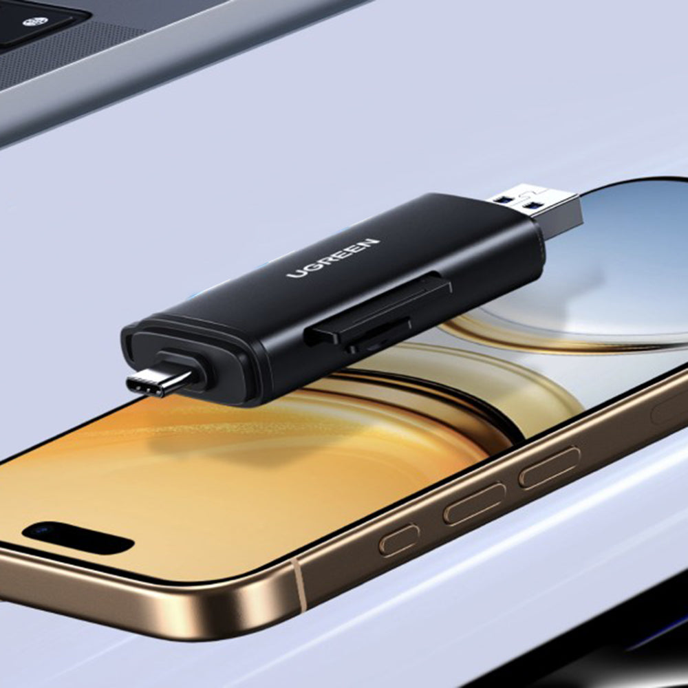 Lettore di schede USB / USB-C UGREEN CM803 (65024), SD - microSD, Nero