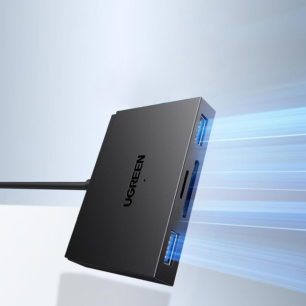 Lettore di schede USB / USB-C UGREEN CM812 (45167), SD - microSD - 2 x USB-A, Nero