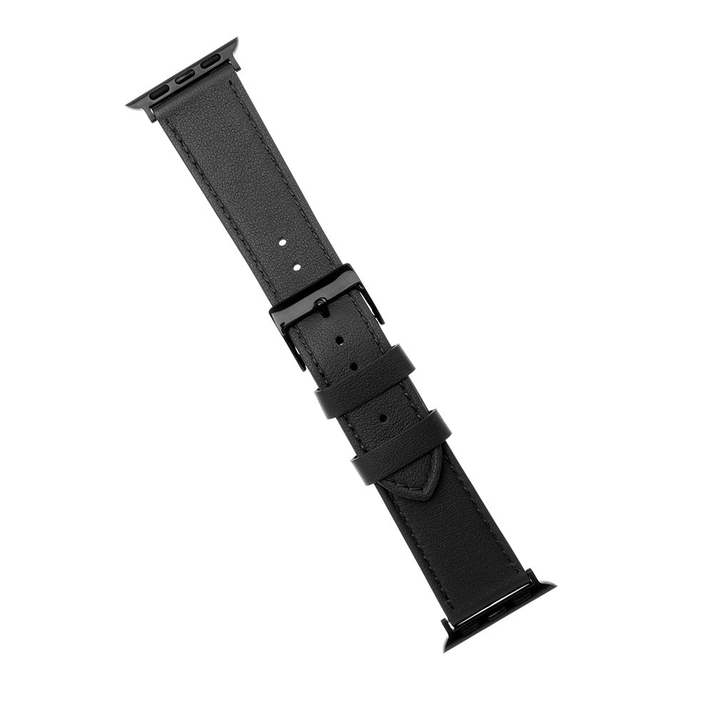 Cinturino Fixed Leather per Apple Watch 42mm / 41mm / 40mm / 38mm Series, Nero