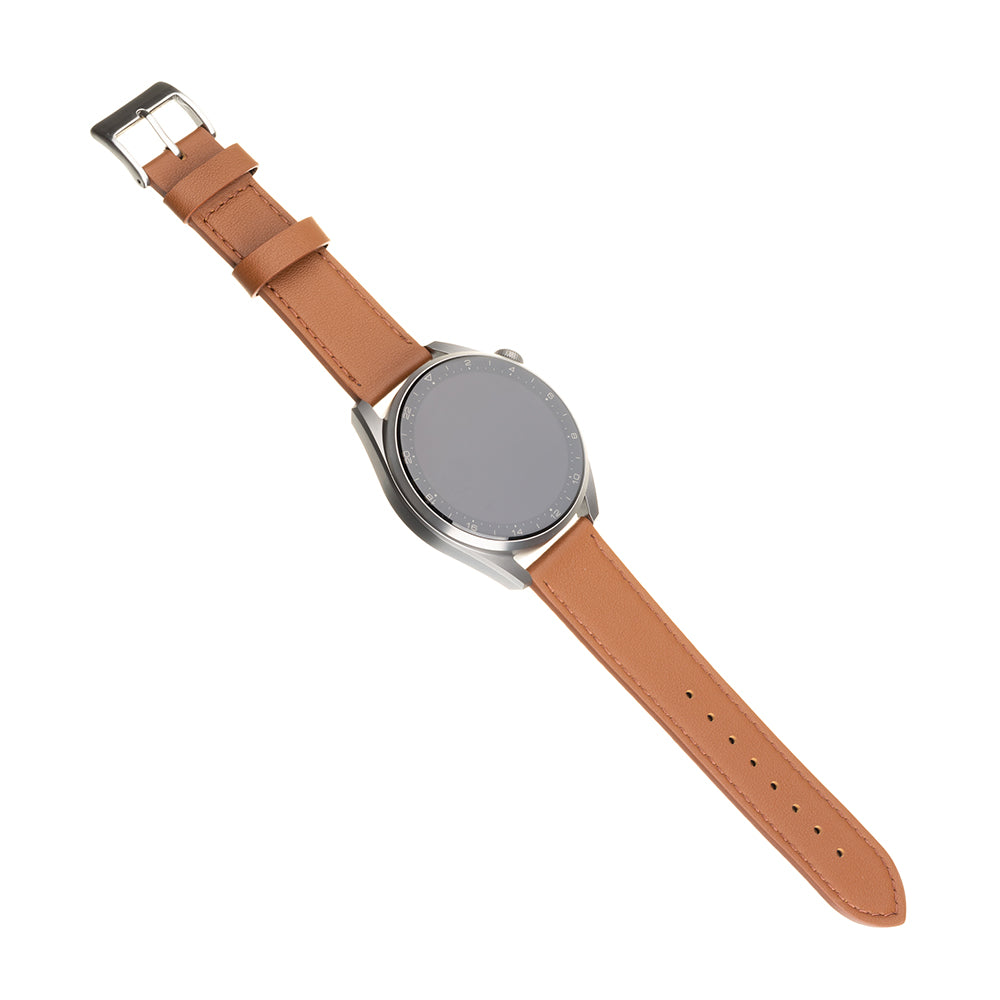 Cinturino Fixed Leather per Samsung Galaxy Watch / Huawei Watch Series, 20mm, Marrone