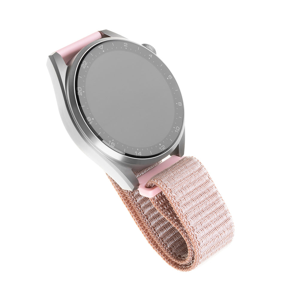 Cinturino Fixed Nylon per Samsung Galaxy Watch / Huawei Watch Series, 20mm, Rosa Dorato