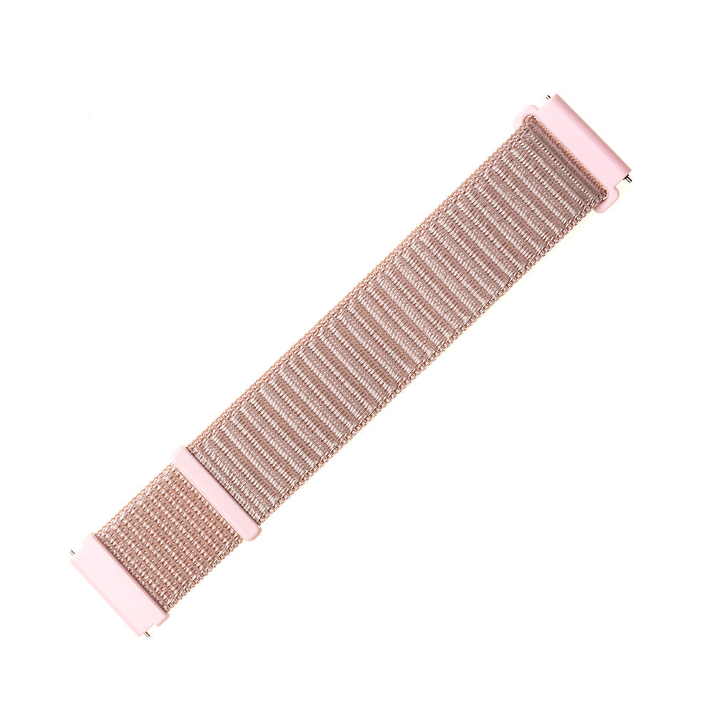 Cinturino Fixed Nylon per Samsung Galaxy Watch / Huawei Watch Series, 20mm, Rosa Dorato