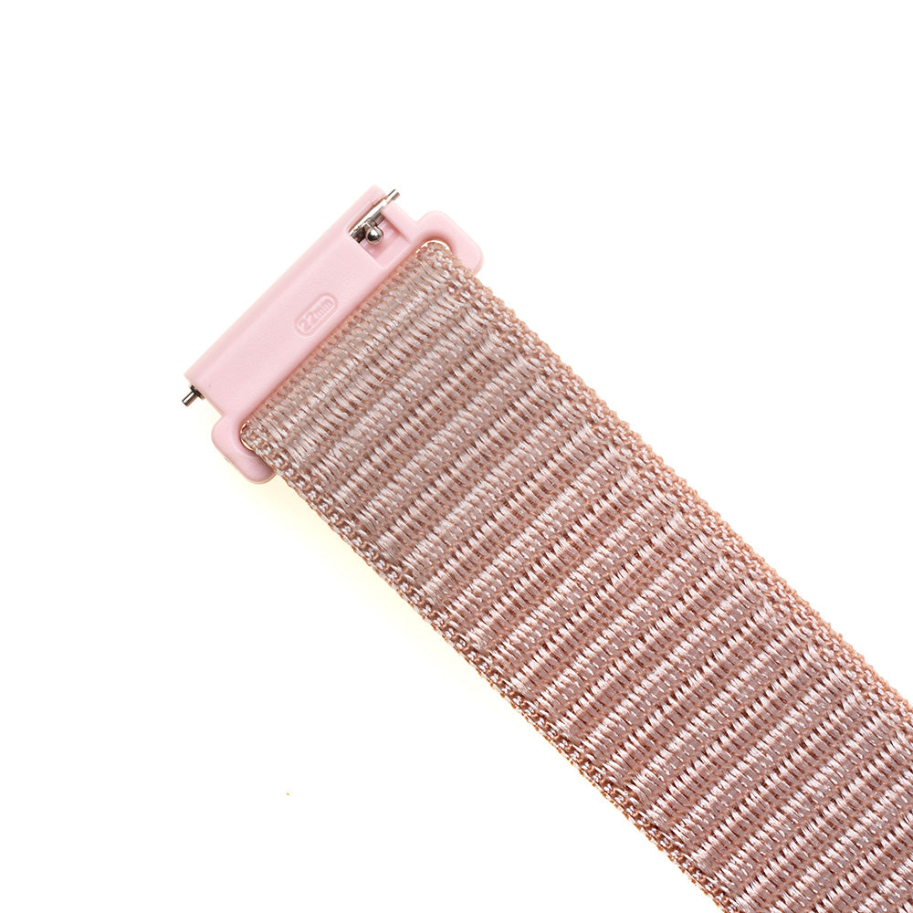 Cinturino Fixed Nylon per Samsung Galaxy Watch / Huawei Watch Series, 20mm, Rosa Dorato