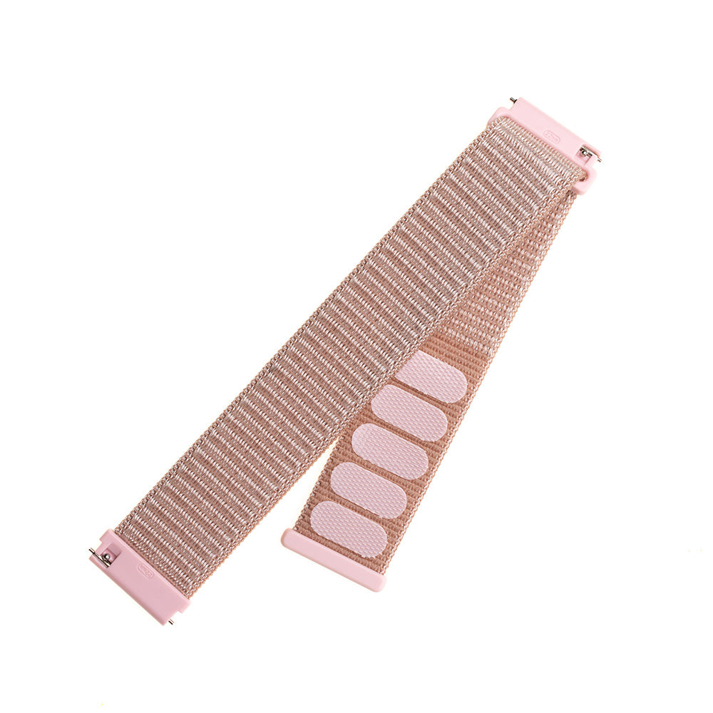Cinturino Fixed Nylon per Samsung Galaxy Watch / Huawei Watch Series, 20mm, Rosa Dorato