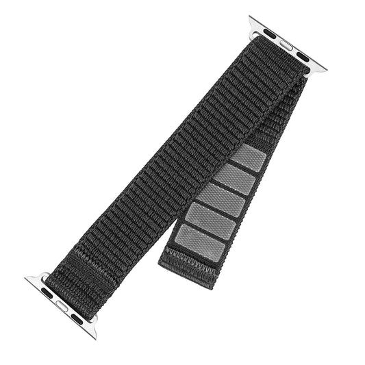 Cinturino Fixed Nylon Sporty per Apple Watch 42mm / 41mm / 40mm / 38mm Series, Grigio Scuro