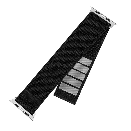 Cinturino Fixed Nylon Sporty per Apple Watch 42mm / 41mm / 40mm / 38mm Series, Nero