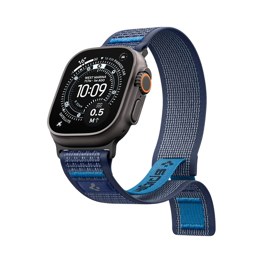 Cinturino Spigen Athlex Air 2 per Apple Watch 49mm / 46mm / 45mm / 44mm Series, Blu Navy AMP10608