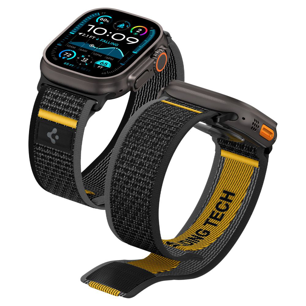 Cinturino Spigen Athlex Air per Apple Watch 49mm / 46mm / 45mm / 44mm Series, Nero AMP09033