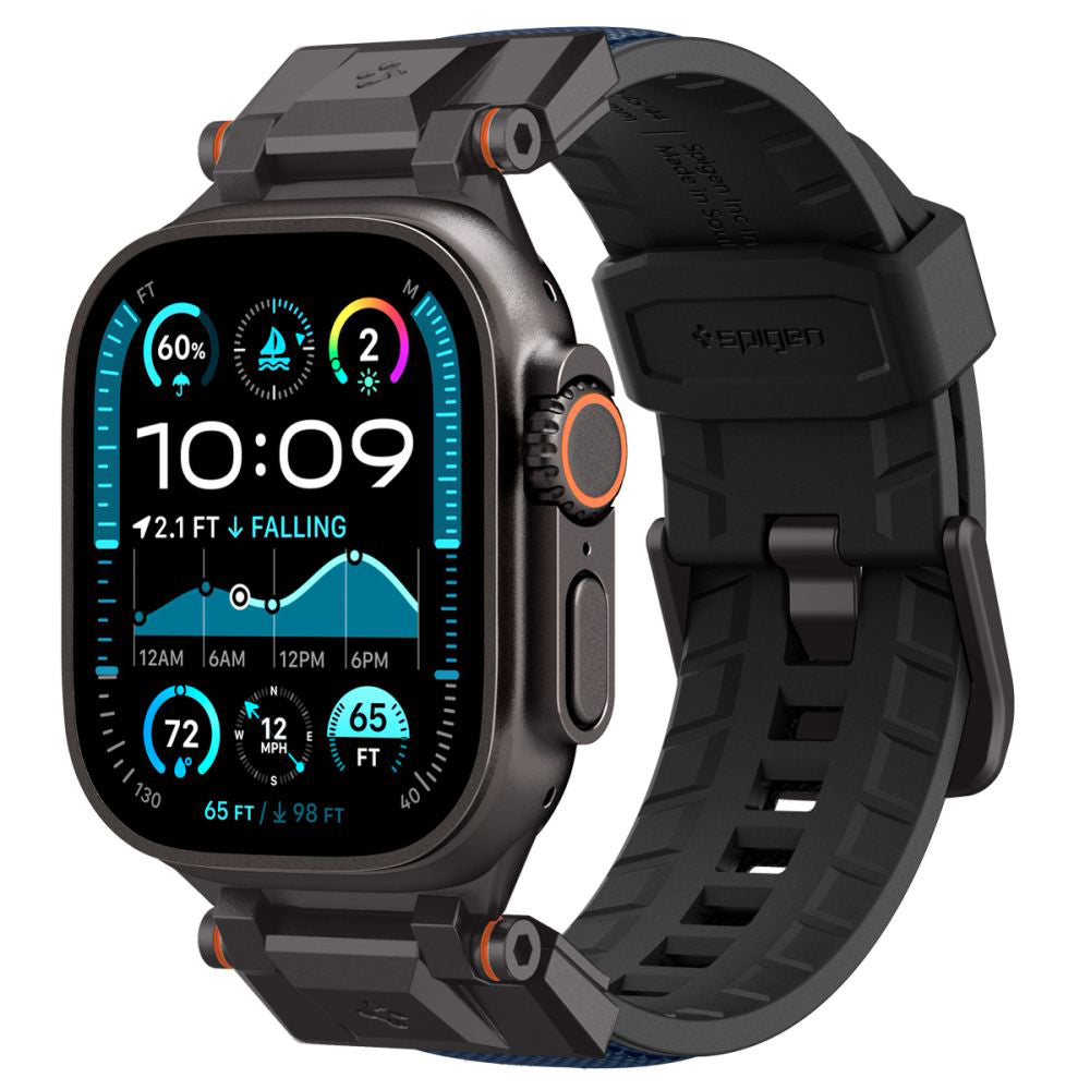 Cinturino Spigen DuraPro Armor per Apple Watch 49mm / 46mm / 45mm / 44mm / 42mm Series, Blu Navy AMP09103