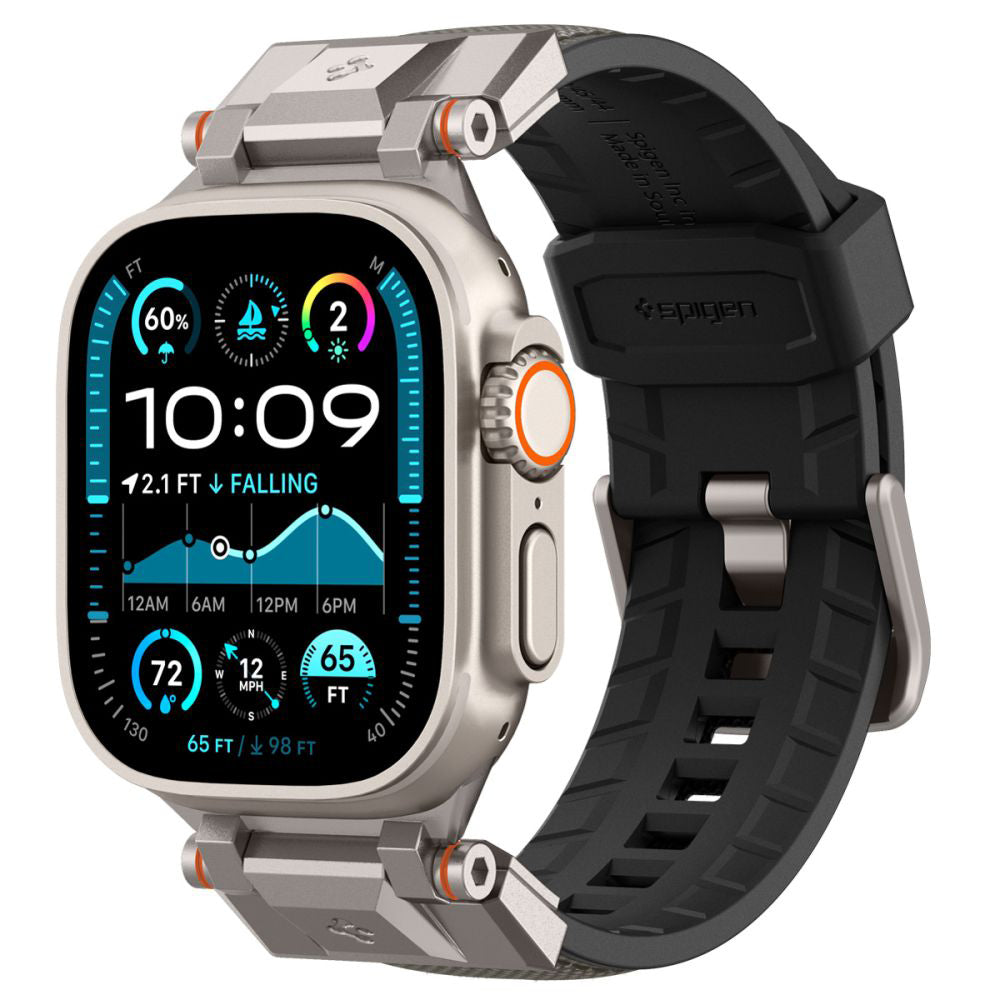 Cinturino Spigen DuraPro Armor per Apple Watch 49mm / 46mm / 45mm / 44mm / 42mm Series, Grigio AMP09104